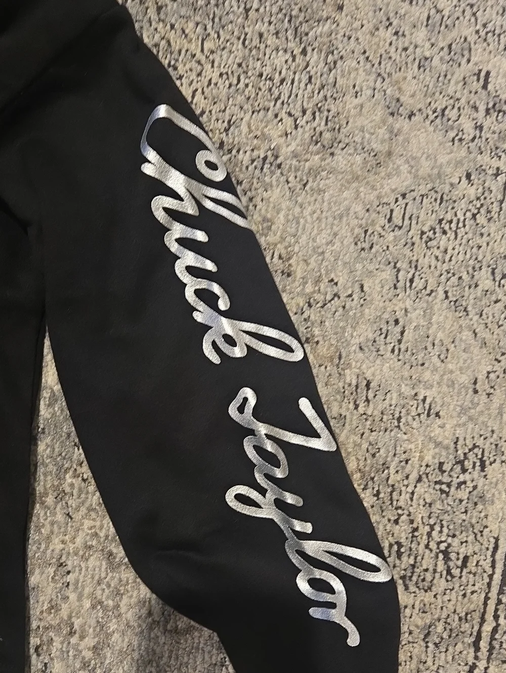 Converse Black Logo Hoodie